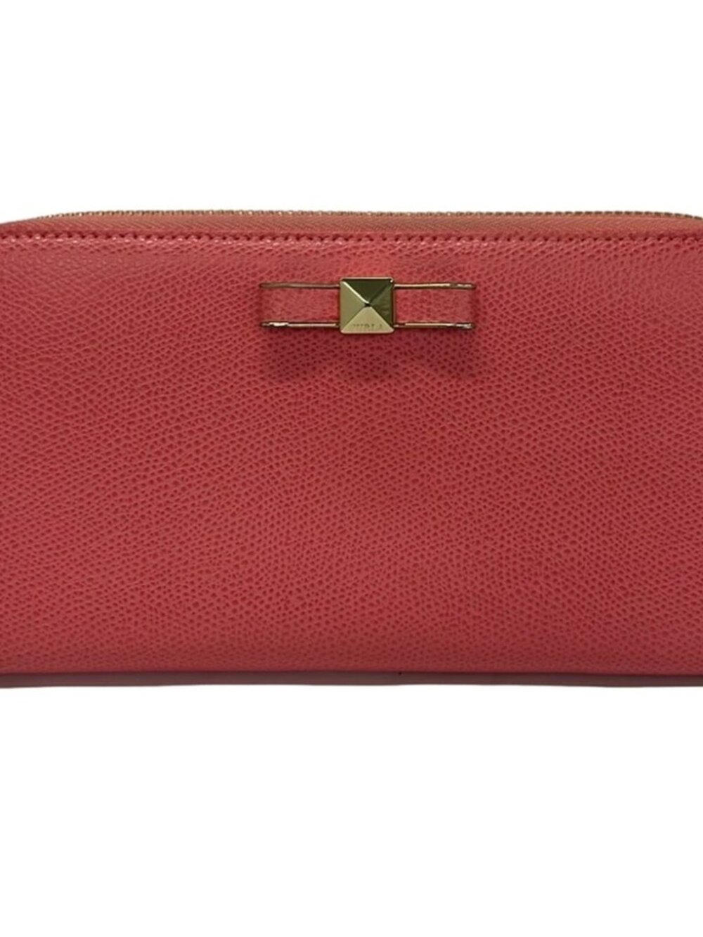 FURLA Pink Leather Long Wallet